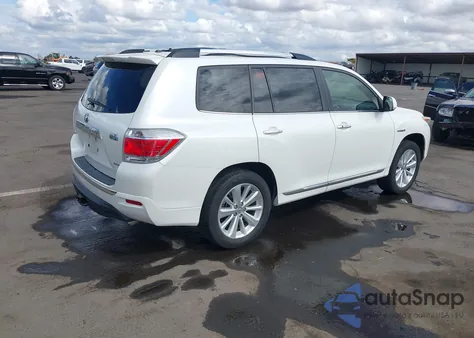 2012 Toyota Highlander Hybrid Limited V6 из США, поврежденный, VIN JTEDC3EH2C2008100